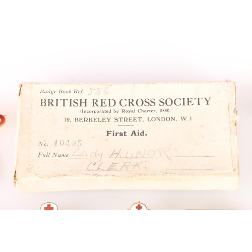 388 - British Red Cross Society medals to include a County of East Lothian enamel medal [23086 HON LADY HO... 