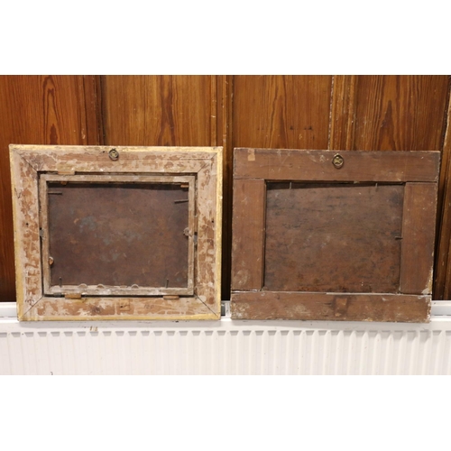 16 - Two 19th century gilt picture frames circa 45cm x 50cm. (2)