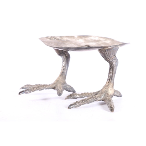 48C - Victoria silver birds feet stand by Sampson Mordan & Co (Sampson Mordan II), retailed by Thornhi... 