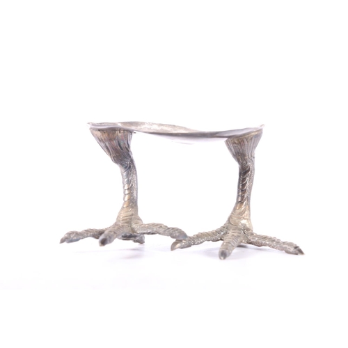 48C - Victoria silver birds feet stand by Sampson Mordan & Co (Sampson Mordan II), retailed by Thornhi... 