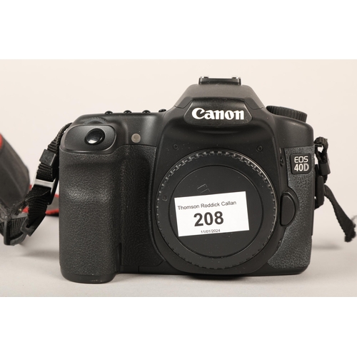 208 - Canon EOS40D camera