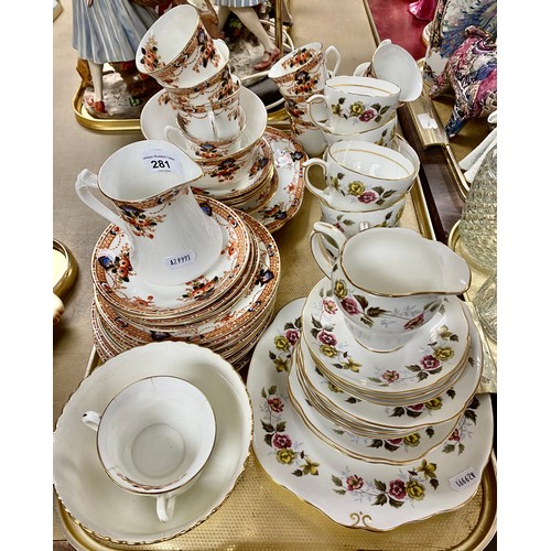 281 - Duchess 'Romance' part tea set and other tea et