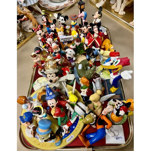 277 - Large collection of ceramic figures, mostly Disney related