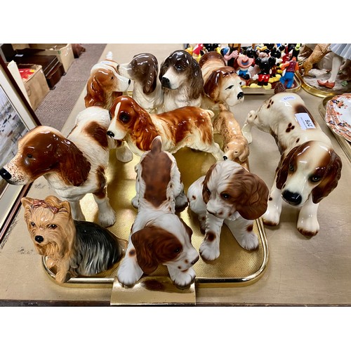 276 - Assortment of dog figures