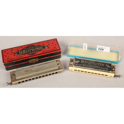 226 - The Super Chromonica harmonica and another, The Bandmaster Delux