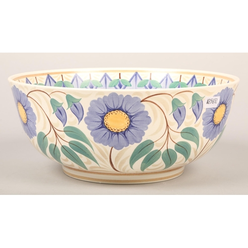 313 - Wedgwood Chinese Aster bowl with floral design, 26cm x 26cm