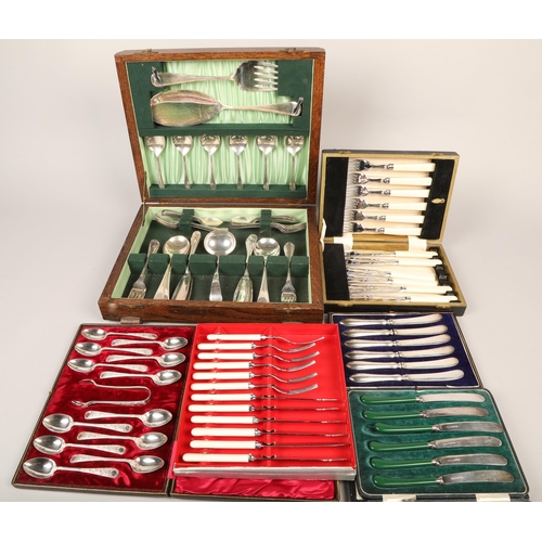 327 - Large quantity of silver plated cutlery