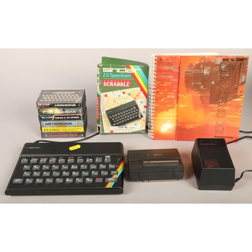 369 - Sinclair ZX Spectrum keyboard with games and other accessories