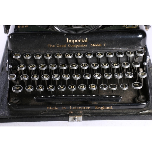 28 - Imperial EER Model T typewriter in original carrying case.