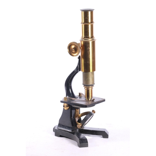 37 - Students microscope in original mahogany case.