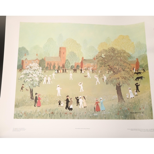 431 - Helen Bradley, 'The Cricket Match', unframed print, part of a run of 850