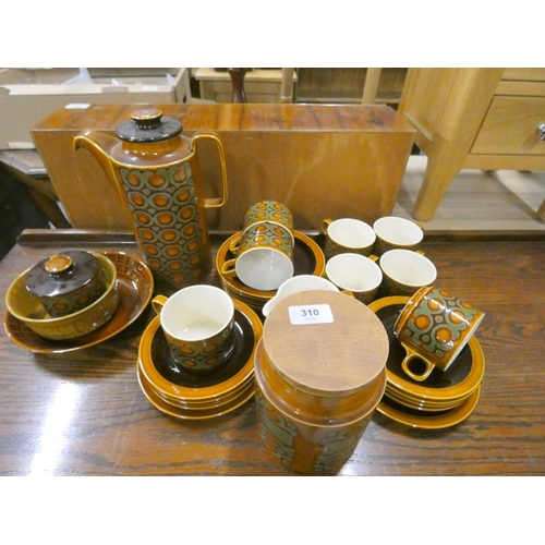 310 - Large collection of Hornsea Bronte tea ware.