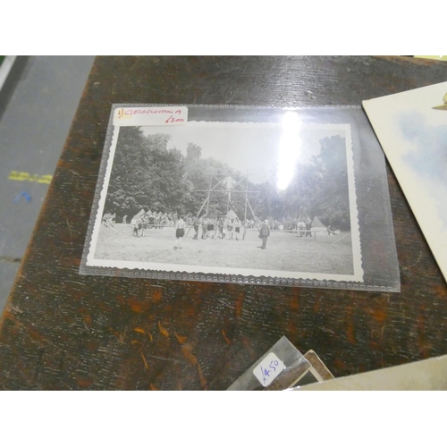 360 - Rare early scouting photos, postcards and magic lantern slides.