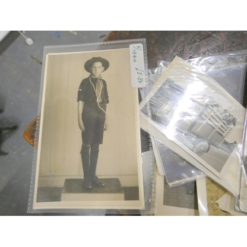 360 - Rare early scouting photos, postcards and magic lantern slides.