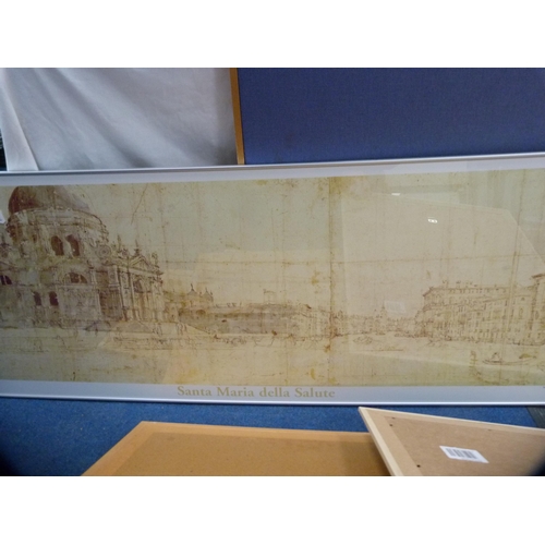 1 - Group of prints to include Edinburgh from Craigleith and an old plan of the City and Castle of Edinb... 