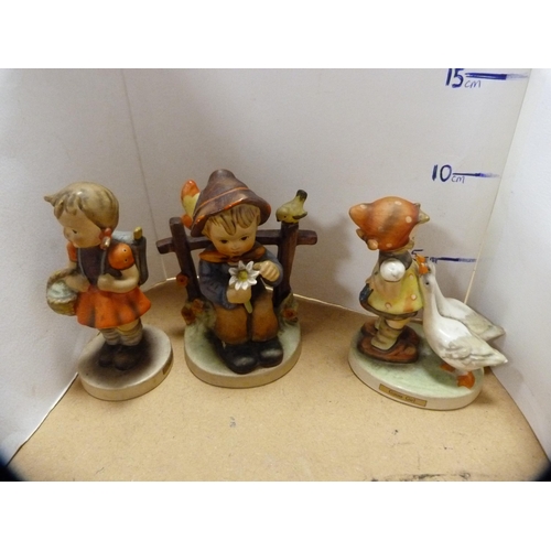 238 - Group of figures to include Hummel figures, Beswick Beatrix Potter figures and a Royal Doulton figur... 