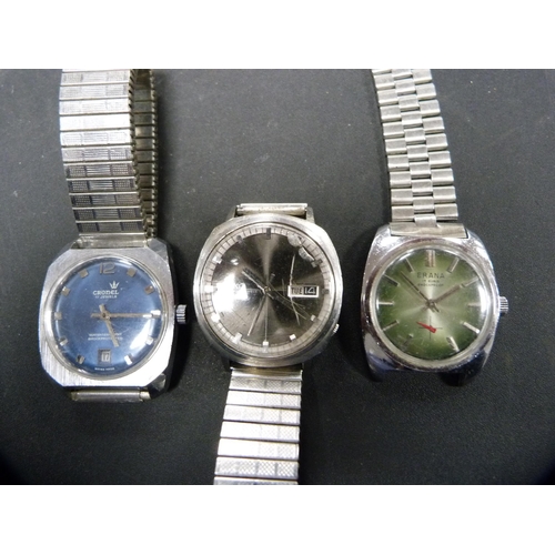 286 - Collection of assorted manual wind and automatic wristwatches to include Sekonda, Seiko etc. (14)