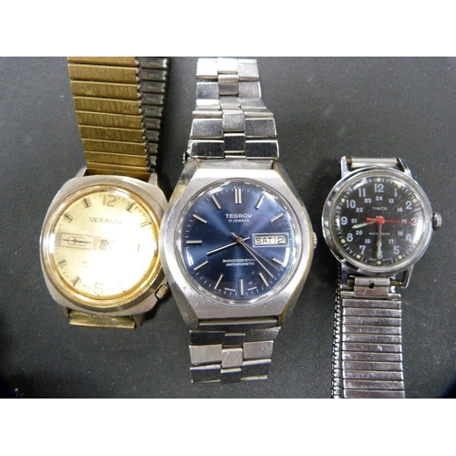 286 - Collection of assorted manual wind and automatic wristwatches to include Sekonda, Seiko etc. (14)