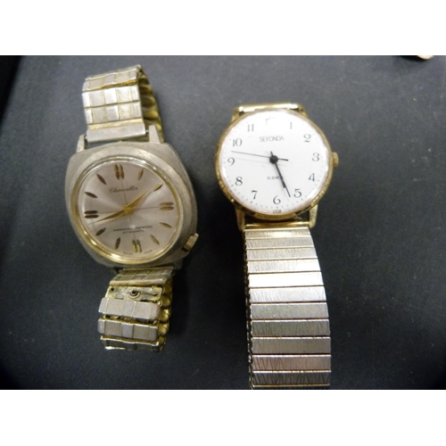 286 - Collection of assorted manual wind and automatic wristwatches to include Sekonda, Seiko etc. (14)