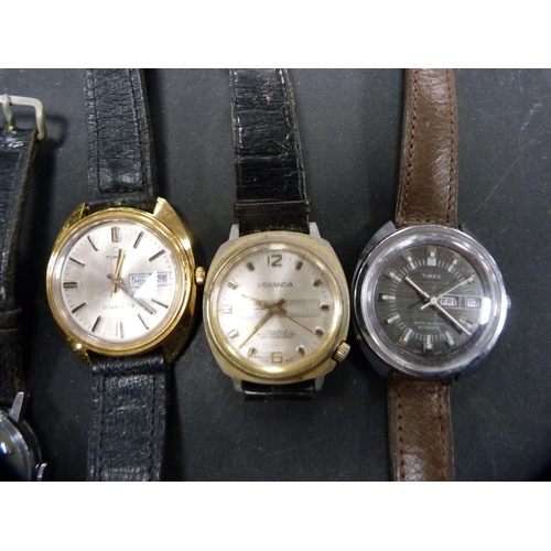 287 - Collection of assorted manual wind and automatic wristwatches to include Timex, Sekonda, Orion, etc.... 