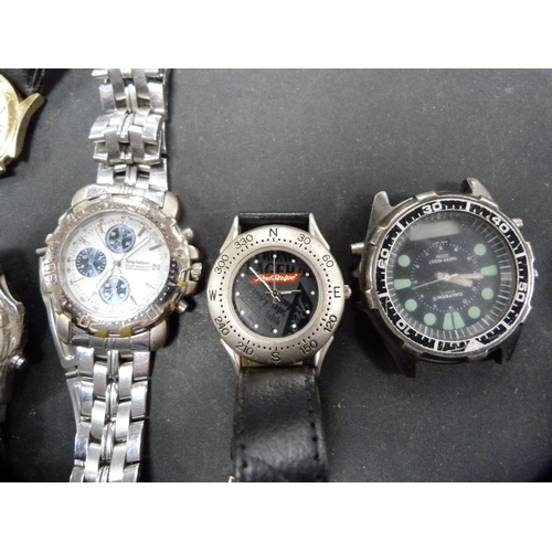 288 - Collection of ladies and gents quartz wristwatches.