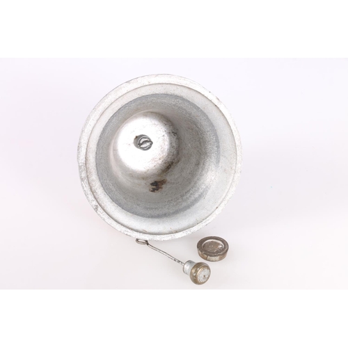 375 - RAF Benevolent Fund cast metal bell made from the metal of a shot down German Aircraft from WWII, an... 