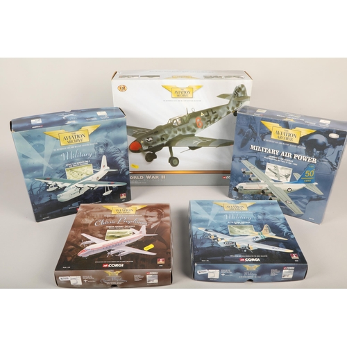 356 - Five Corgi plane models