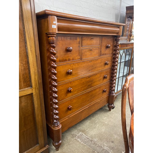 547 - Victorian Mahogany Scottish chest of drawers