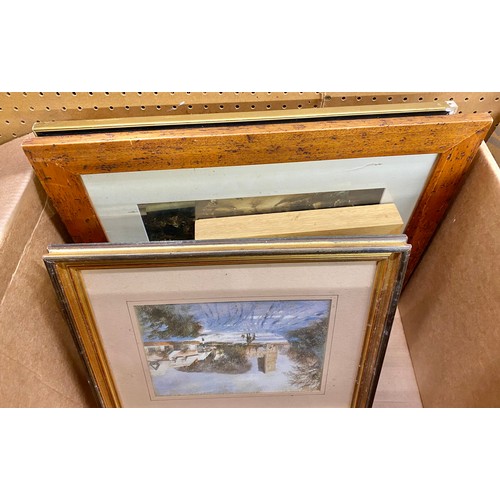 447 - Large assortment of framed pictures to include print by Henry John Dobson, etc