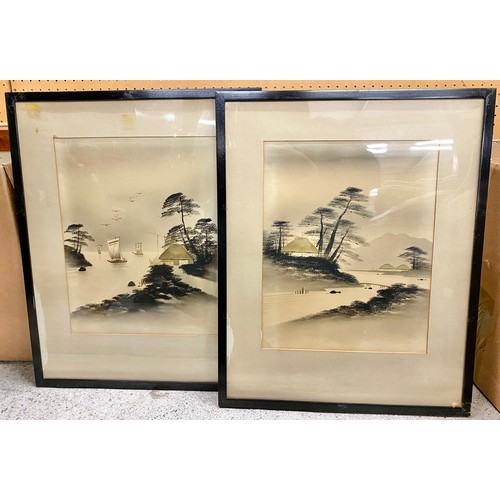 454 - Quantity of framed pictures to include pictures of Oriental interest, Perthshire, etc