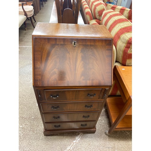 611 - Mahogany writing bureau