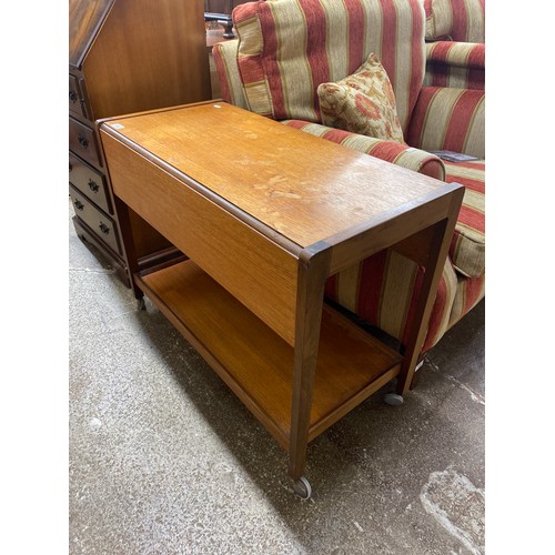 615 - Teak mid century tea trolley