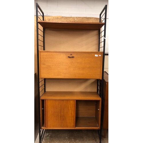 645 - Mid century Ladderax style wall unit