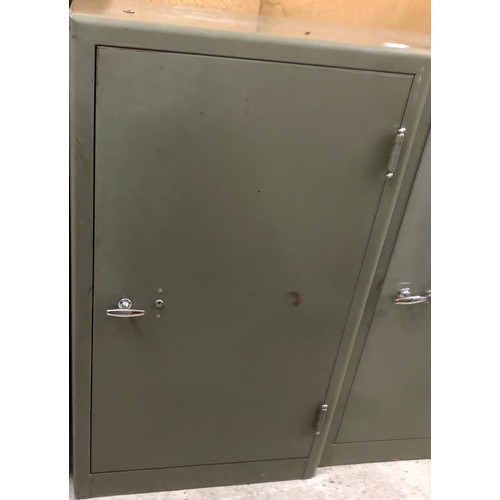 652 - Vintage metal cabinet 46 x 60x 102 cm