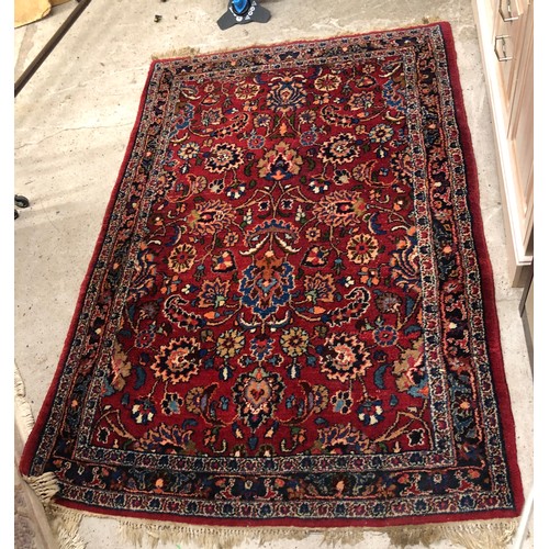 656 - Persian style woollen rug, 170 x 120 cm