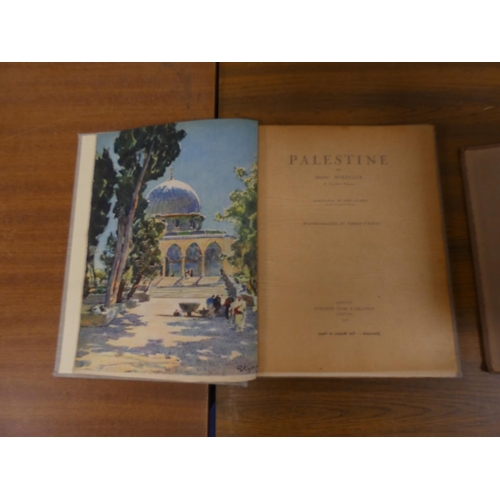 68 - TEMPLE SIR RICHARD.  Palestine Illustrated. Chromolitho & other frontis, plates & maps. Smal... 