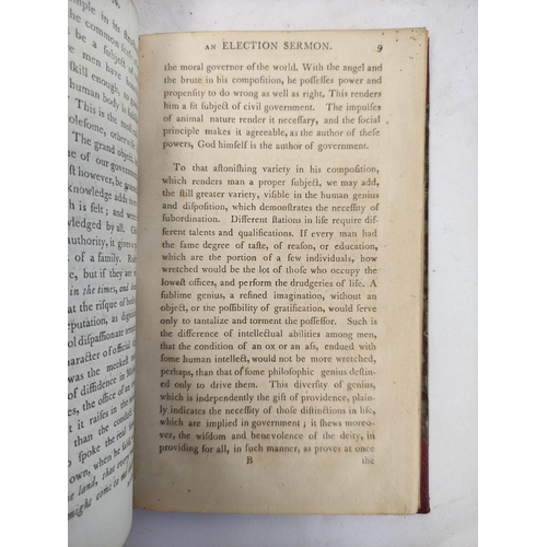 69 - Sermons & Discourses, Boston & Hartford, USA. A collection of 13, individually bound, varyin... 