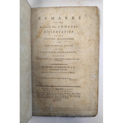 69 - Sermons & Discourses, Boston & Hartford, USA. A collection of 13, individually bound, varyin... 