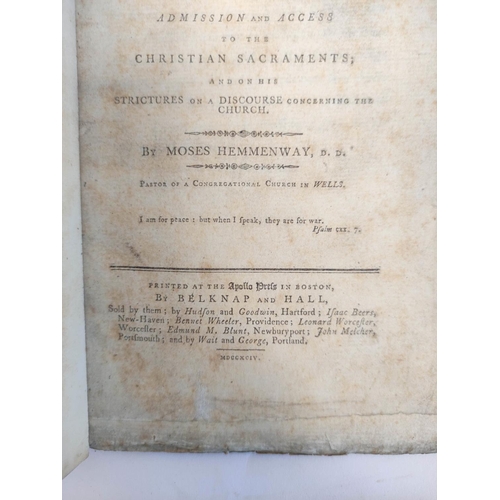 69 - Sermons & Discourses, Boston & Hartford, USA. A collection of 13, individually bound, varyin... 