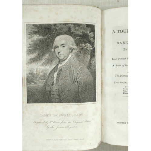 75 - BOSWELL JAMES.  The Journal of a Tour to the Hebrides with Samuel Johnson. 2 eds. Eng. fro... 