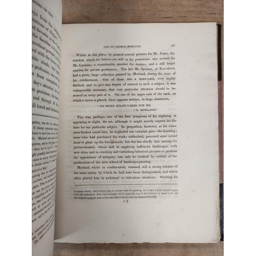 82 - MORLAND GEORGE.  Memoirs of the Life, by J. Hassell. Eng. frontis, title & plates. Qua... 