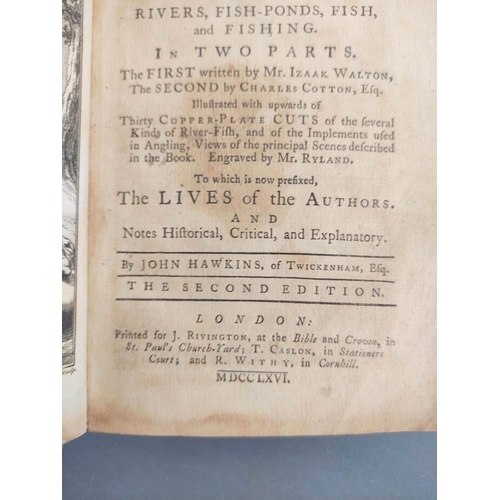 84 - WALTON I. & COTTON C.  The Complete Angler ... to Which is now Prefixed The Lives of t... 