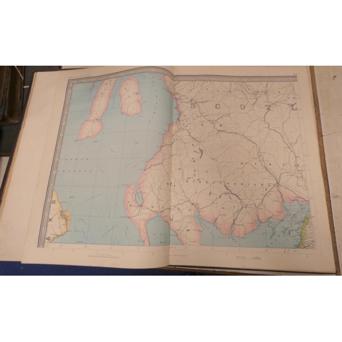 87 - BARTHOLOMEW JAMES.  The Imperial Map of England & Wales according to the Ordnance Surv... 