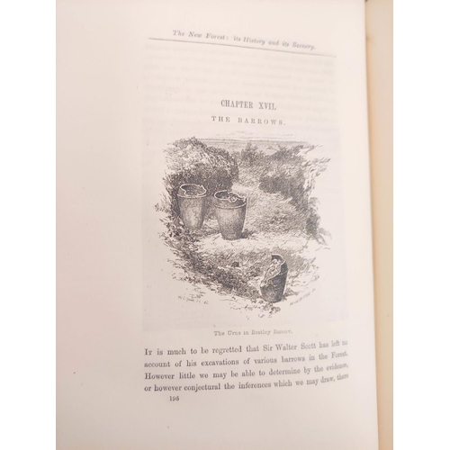 291 - WISE JOHN R.  The New Forest, Its History & Its Scenery. Artist's Edition no. 17 of on... 