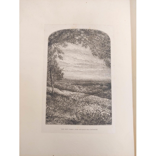 291 - WISE JOHN R.  The New Forest, Its History & Its Scenery. Artist's Edition no. 17 of on... 