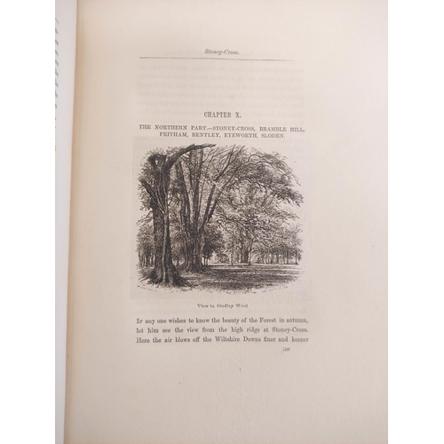 291 - WISE JOHN R.  The New Forest, Its History & Its Scenery. Artist's Edition no. 17 of on... 