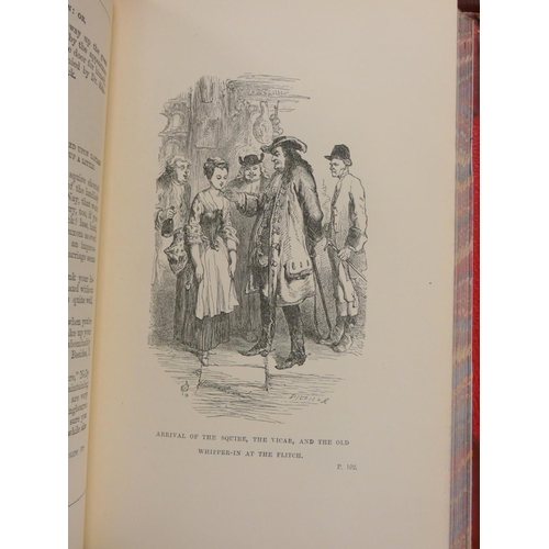 295 - AINSWORTH W. HARRISON.  Works. 16 vols. Illus. Uniform half red morocco. Routledge, n.d.... 