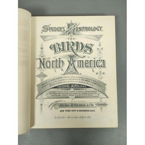 296 - STUDER JACOB H. & CO. (Pubs).  The Birds of North America. 119 col. plates (as called for) by Th... 