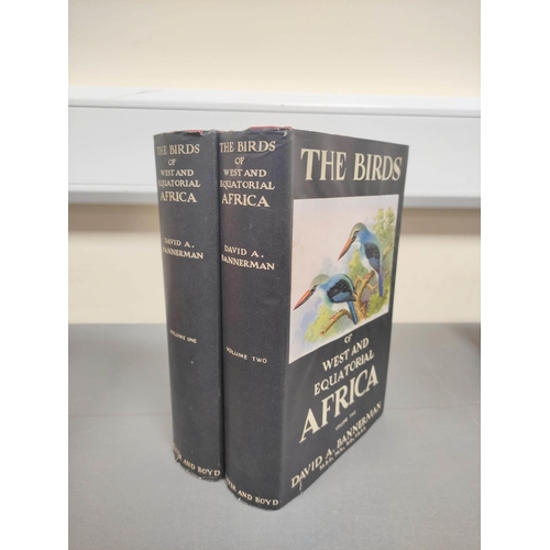 297 - BANNERMAN D. A.  The Birds of West & Equatorial Africa. 2 vols. Col. plates & othe... 