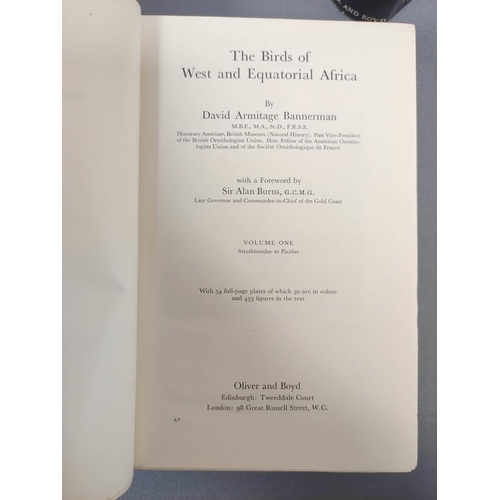 297 - BANNERMAN D. A.  The Birds of West & Equatorial Africa. 2 vols. Col. plates & othe... 